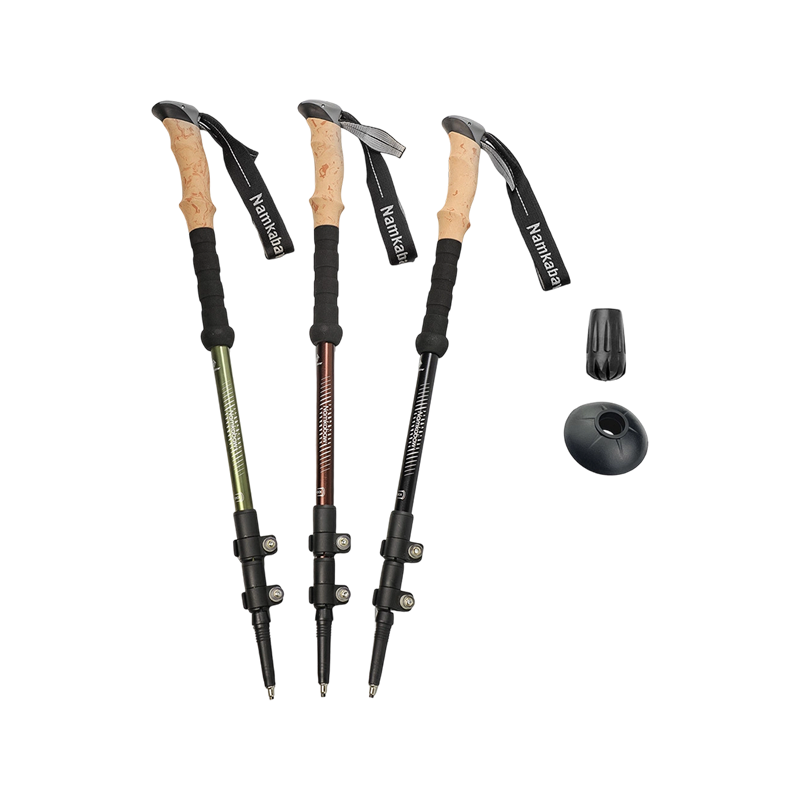 Bâtons de randonnée à verrouillage externe rétractables, bâtons de randonnée, bâtons de randonnée en alliage d'aluminium